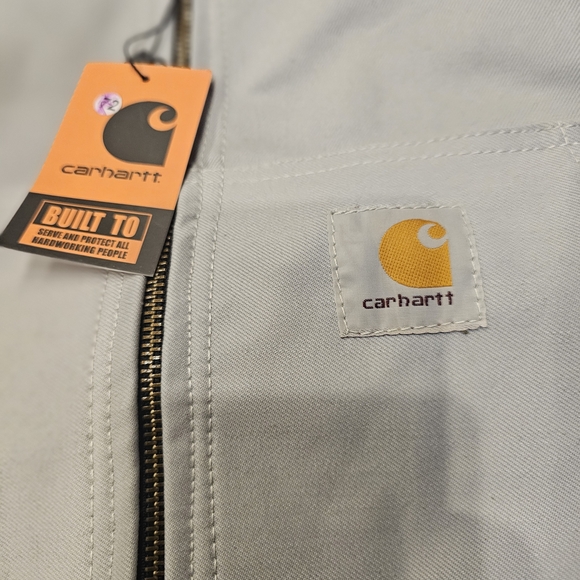Carhartt Gray and Black Jacket with NY Logo - Picture 6 of 11